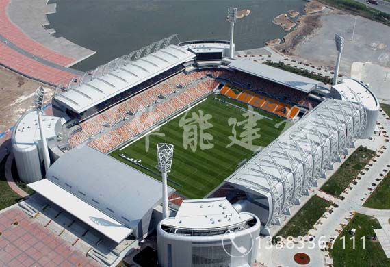 天津泰達(dá)足球場無機纖維噴涂